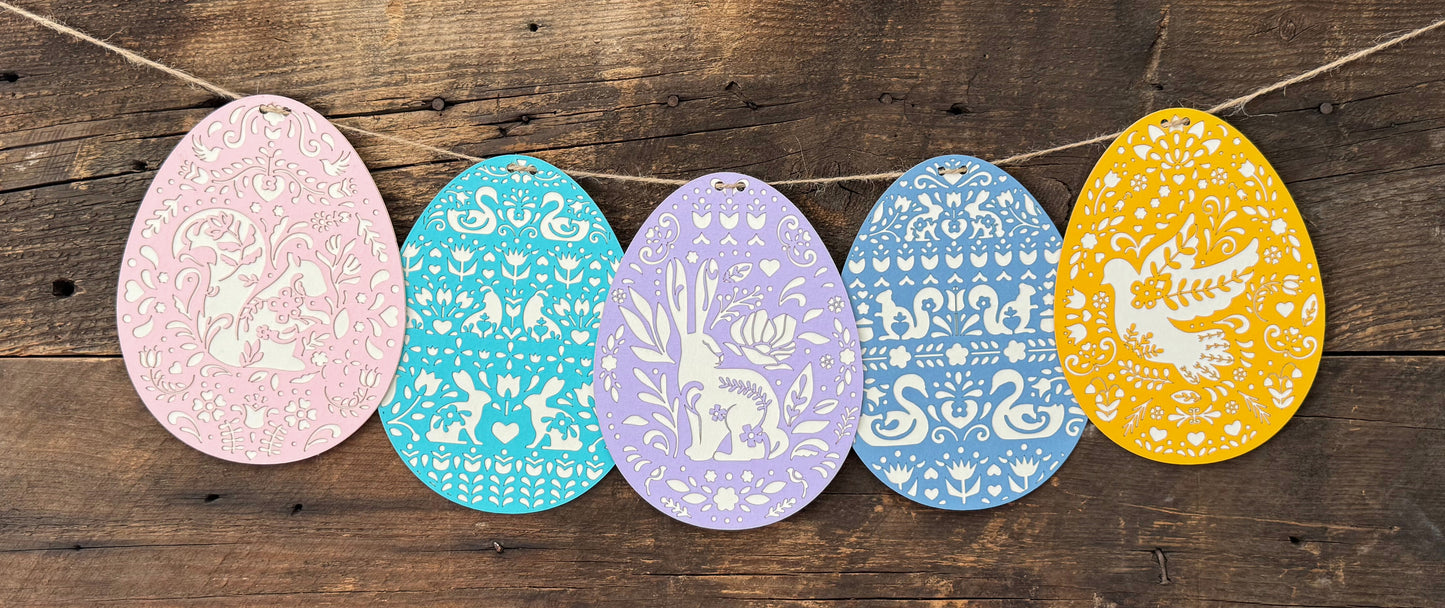 The Easter Egg Garland