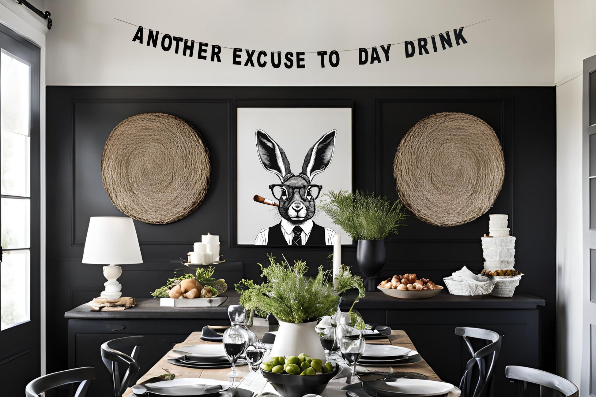 another excuse to day drink garland banner bunting