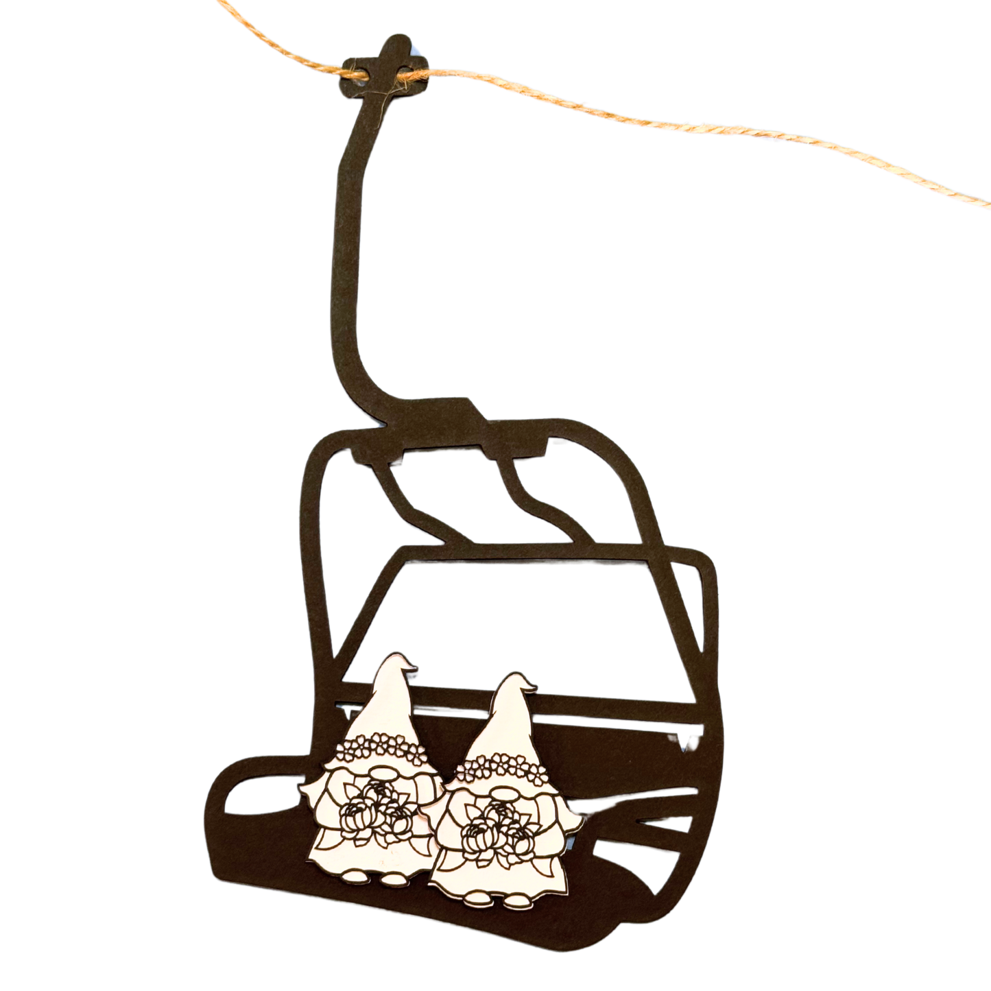 Gnome Bride Garland Accessory