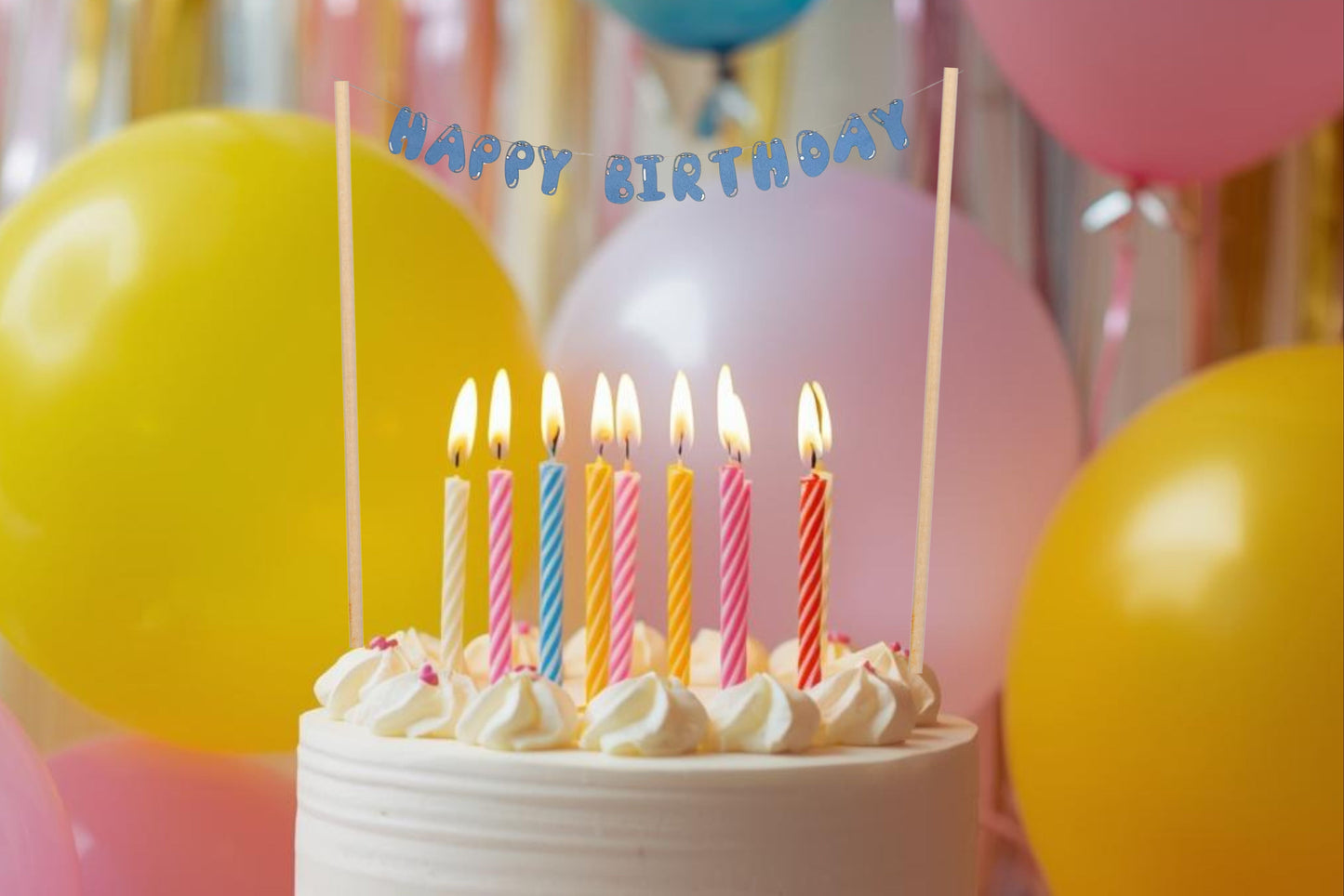 The Mini Happy Birthday Garland