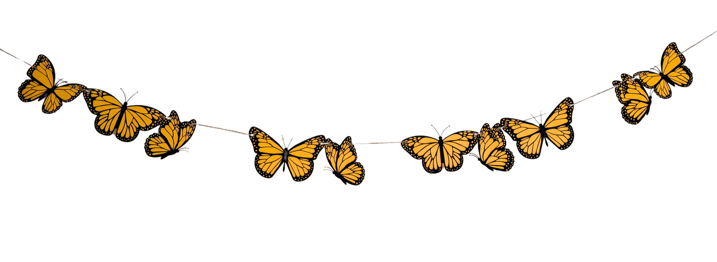 The Monarch Butterfly Garland