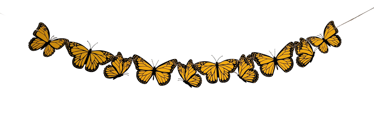 The Monarch Butterfly Garland