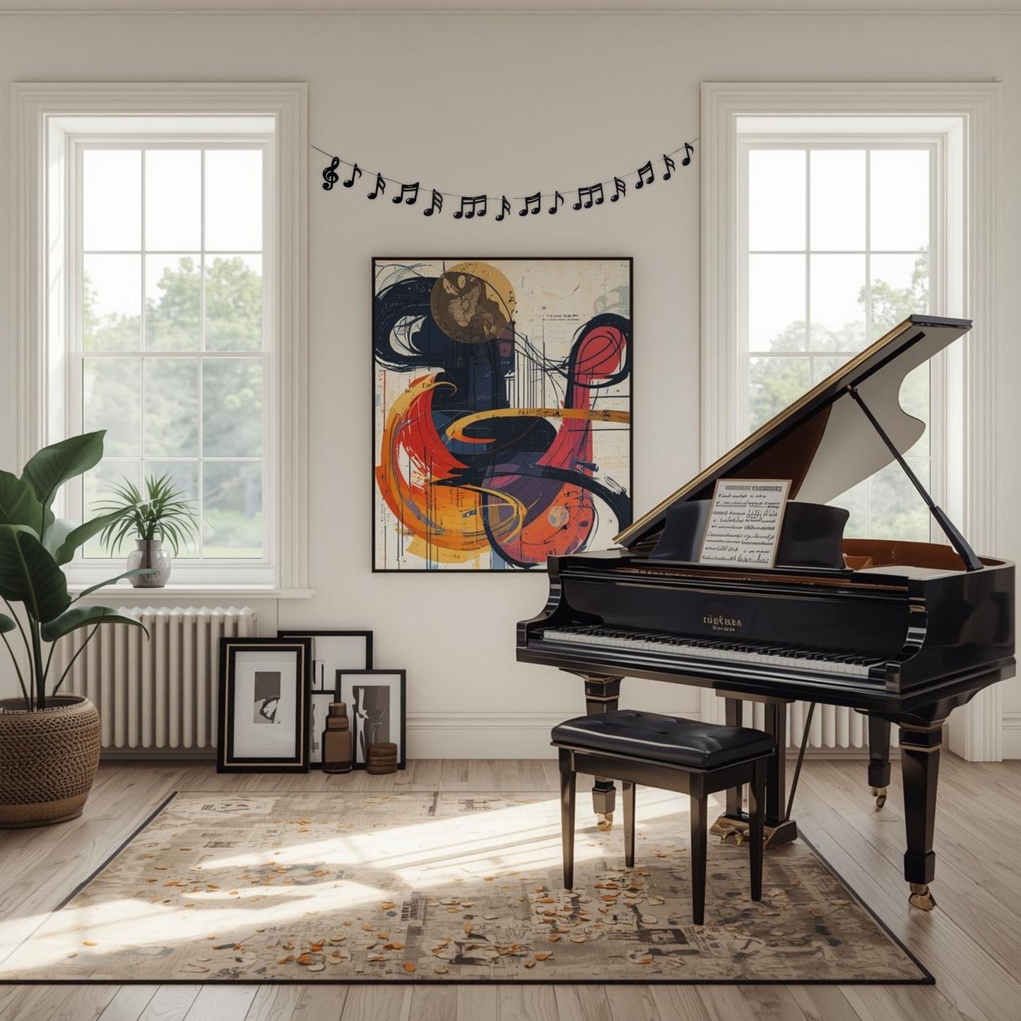 The Musical Notes Garland