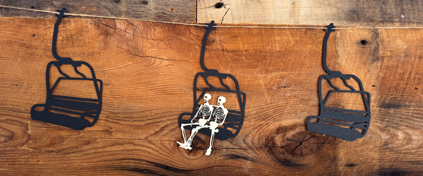 The Halloween Chairlift Garland