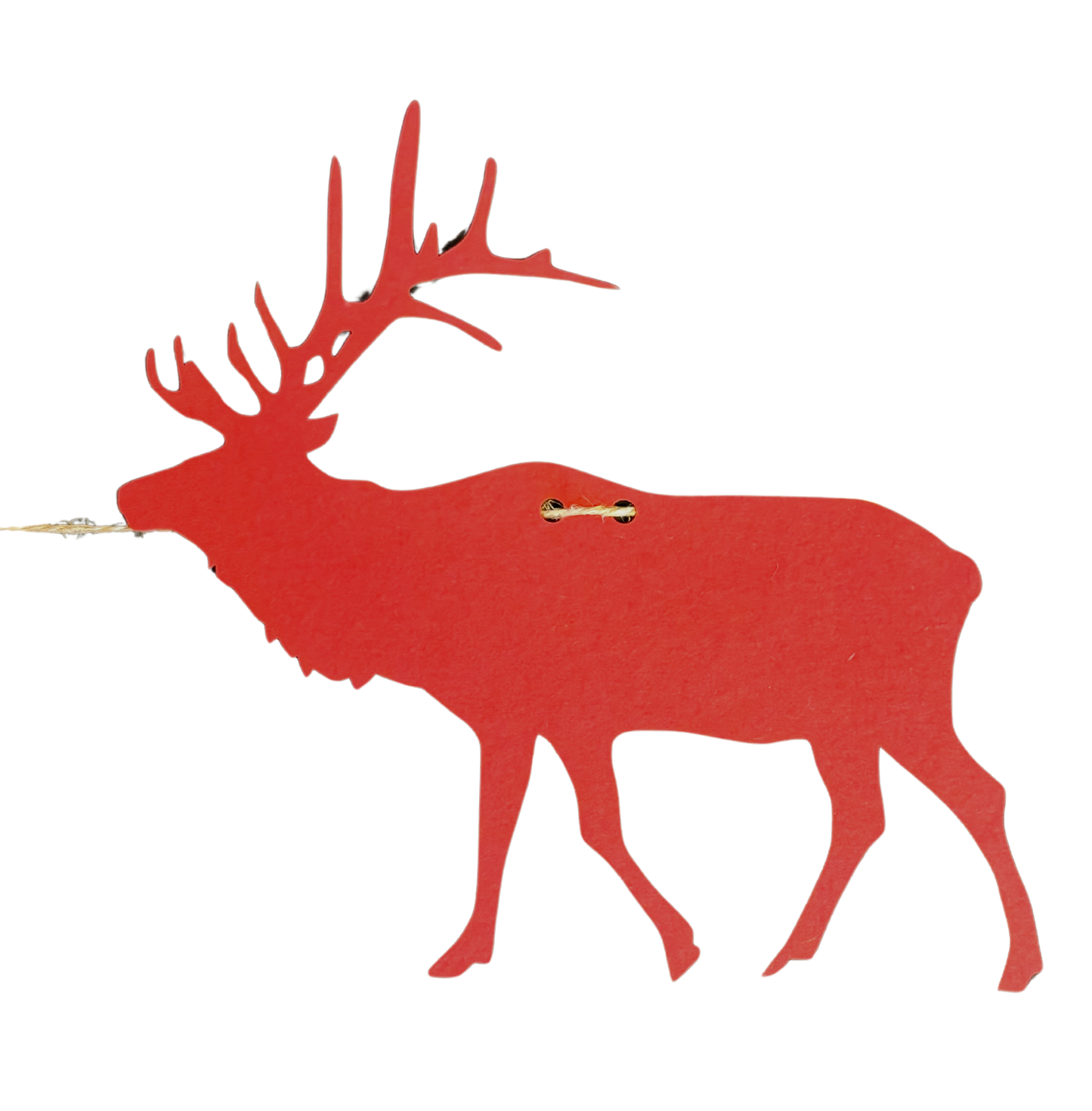 elk garland red