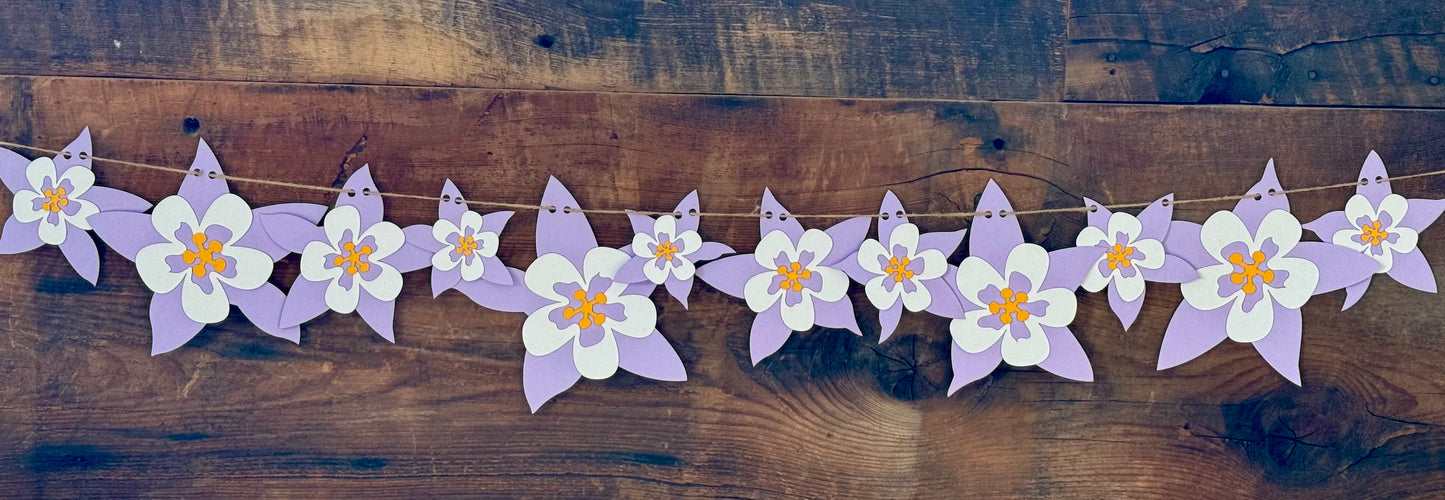 The Columbine Flower Garland