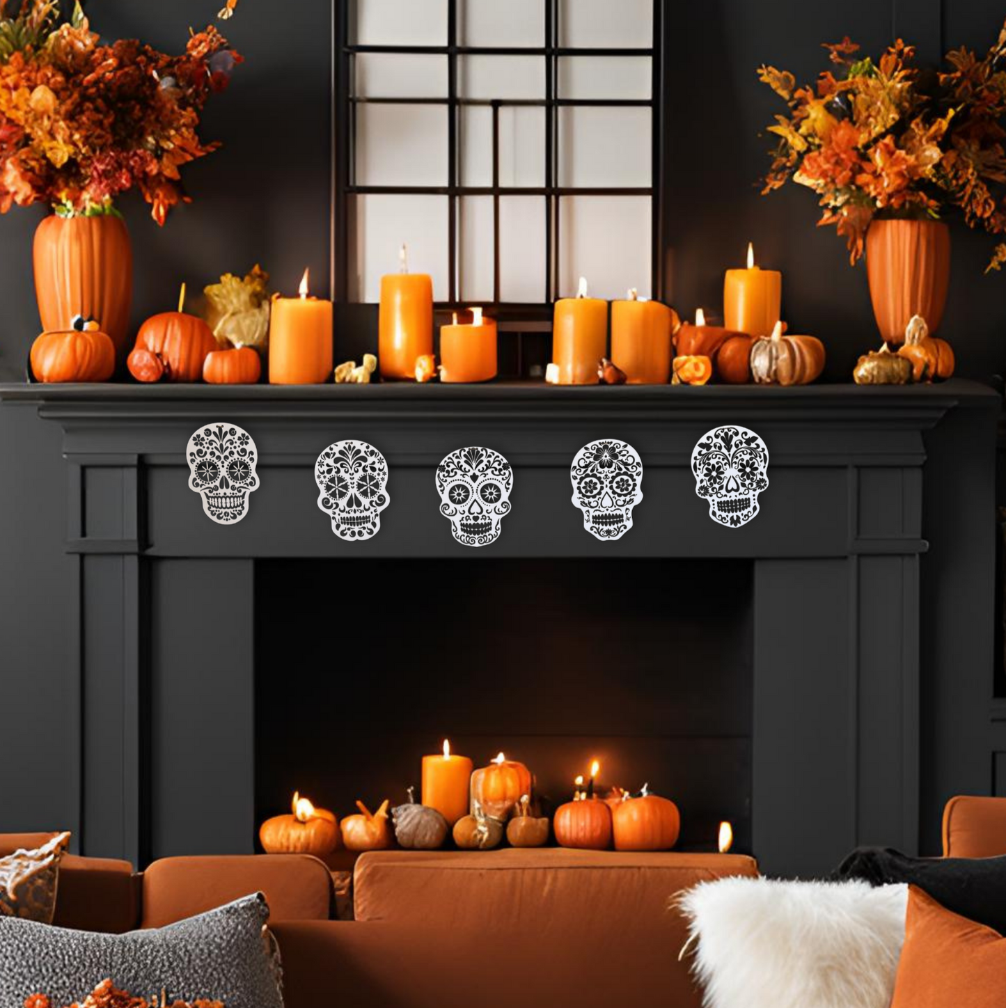 Day of the Dead Sugar Skull Garland