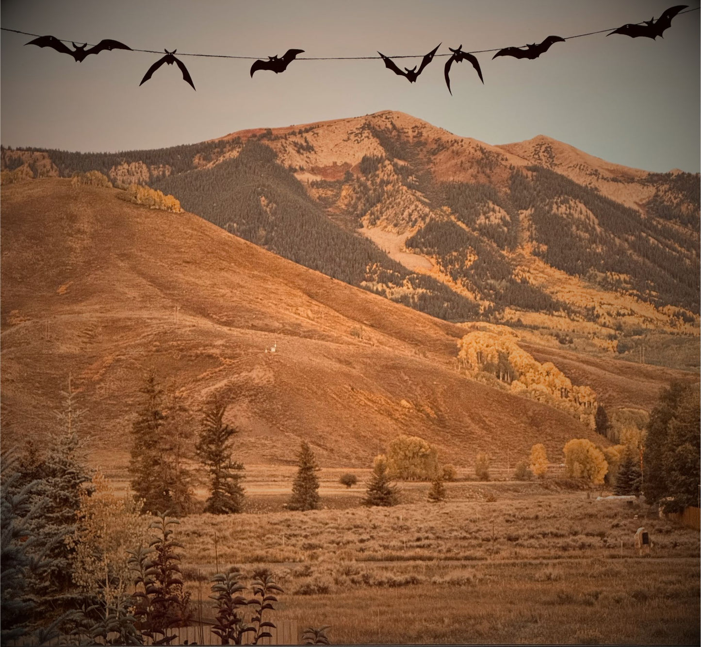 The Flying Bat Garland