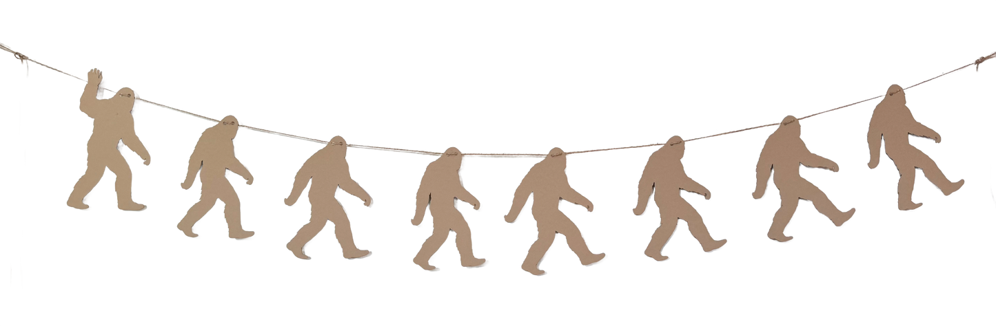 The Bigfoot / Sasquatch Garland