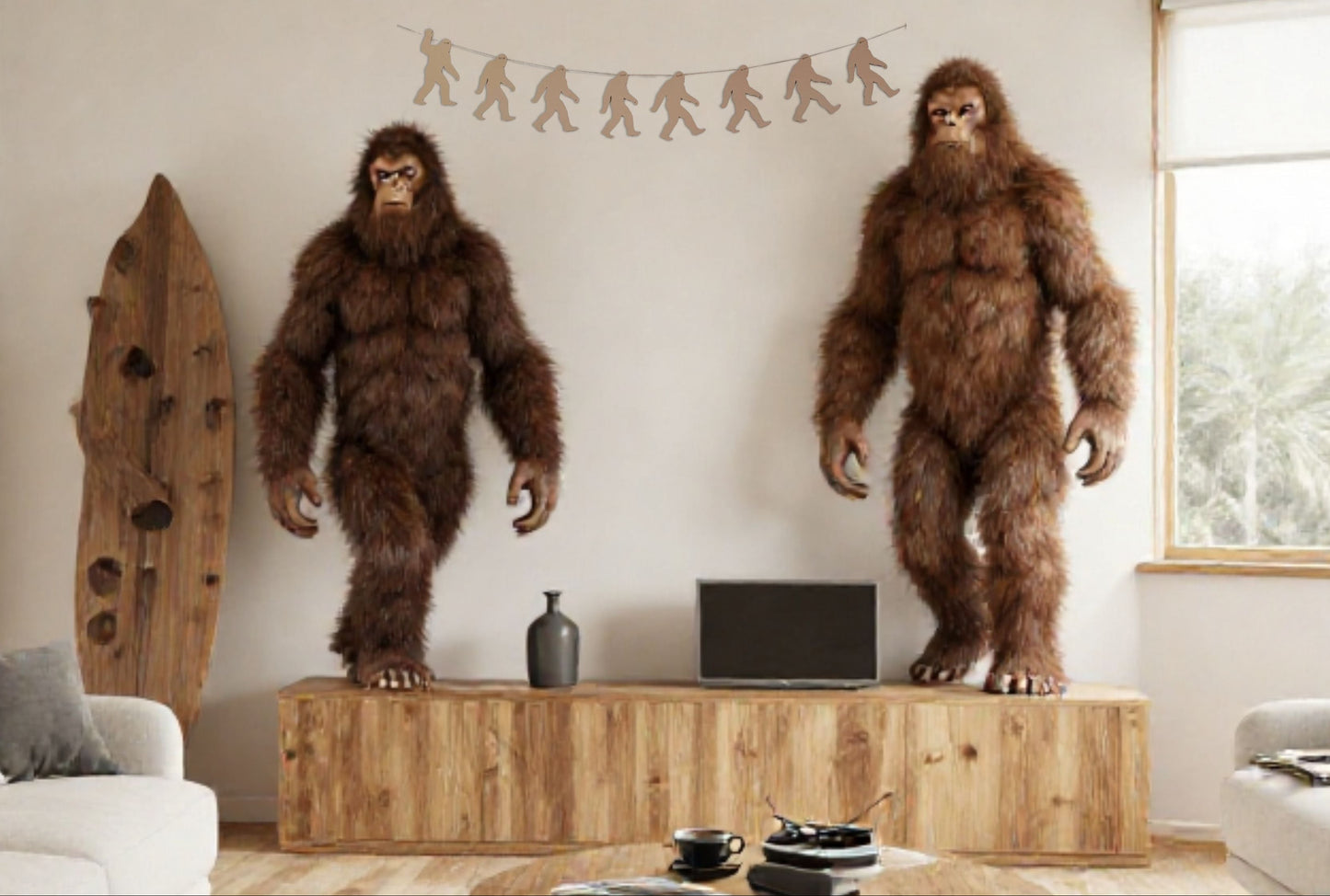 The Bigfoot / Sasquatch Garland