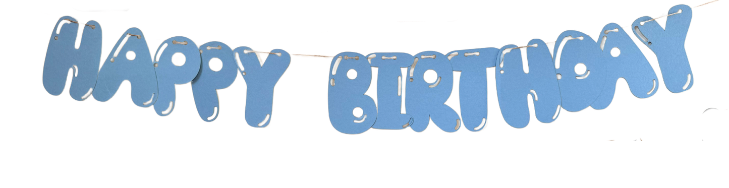 The Happy Birthday Garland