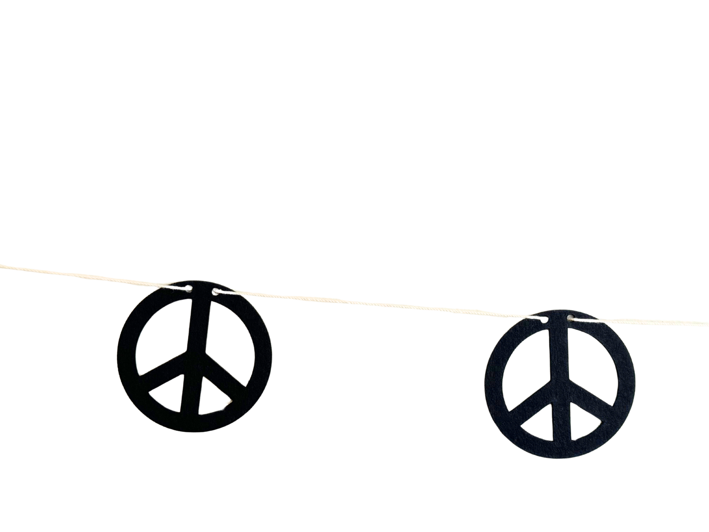 The Mini Peace Sign Garland