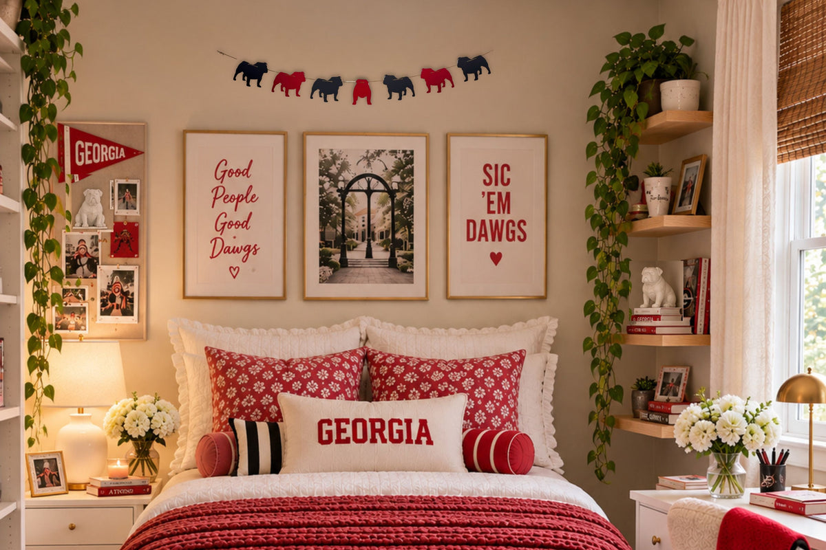 The Red and Black Bulldog Garland