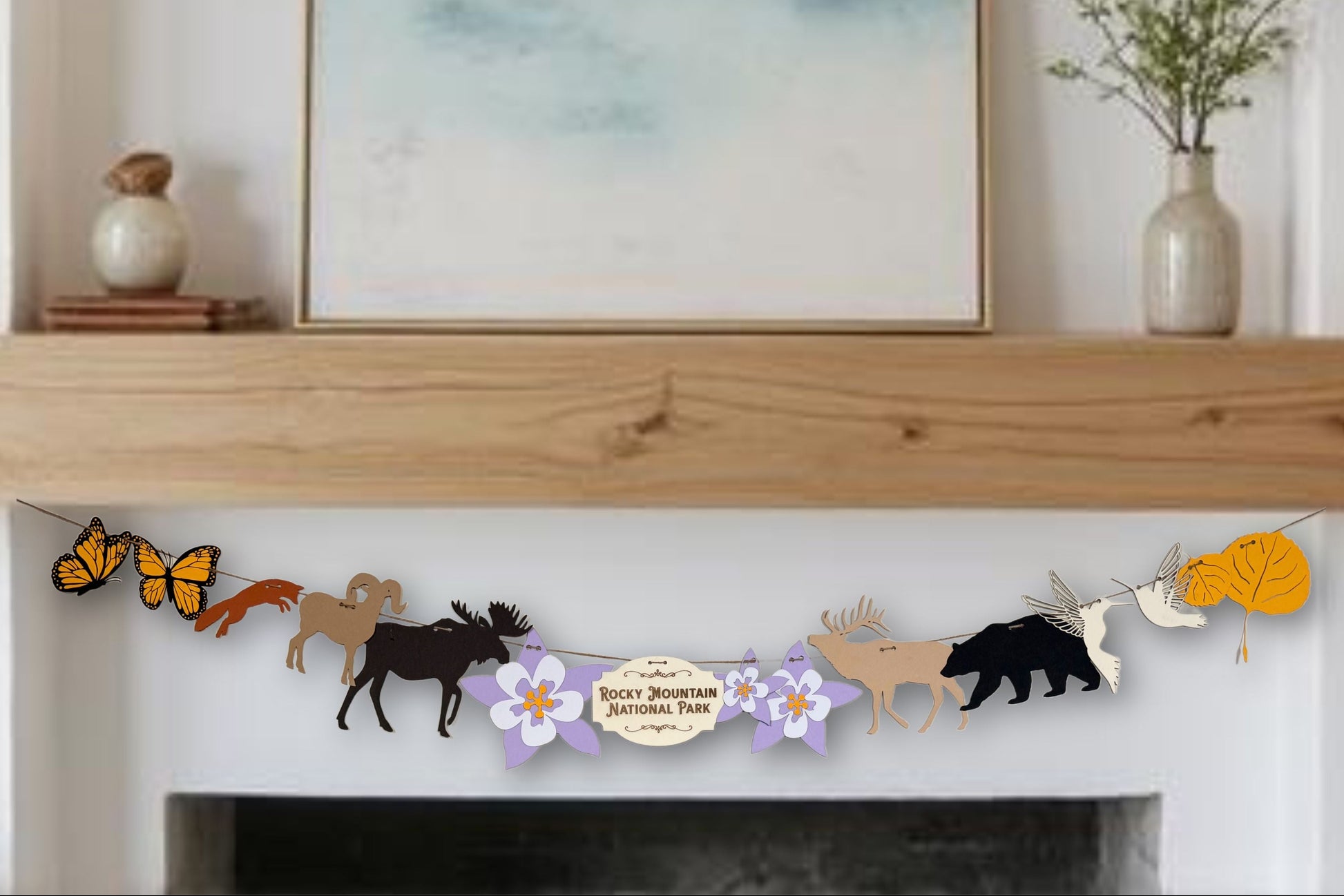 ROcky Mountain National Park garland banner decor